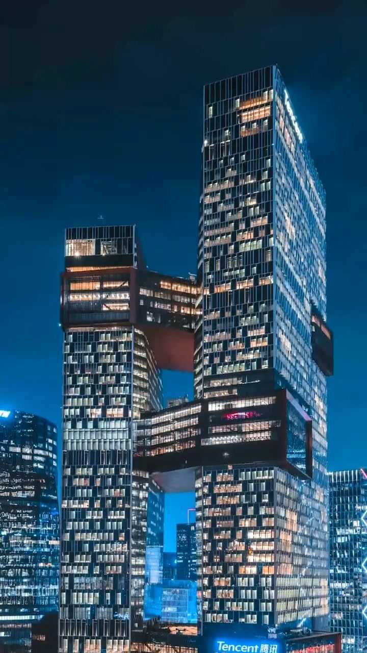 昨天发了腾讯天美工作室今天就给大家看看位于深圳的腾讯总部吧
