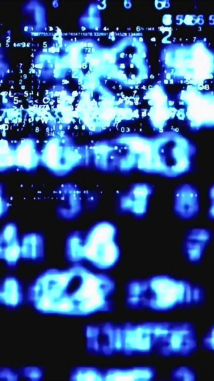 很有科技感的乱码壁纸#壁纸