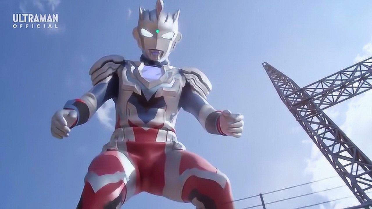 泽塔奥特曼变身展现阿尔法装甲形态落地时公主抱赛文加