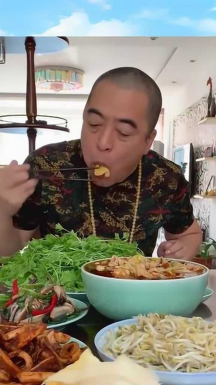 东北大叔开吃播顿顿这么丰盛原谅我馋得直流口水