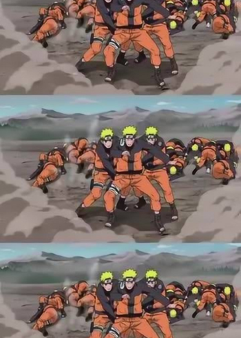 火影忍者:鸣人用影分身顶住神罗天征干掉天道