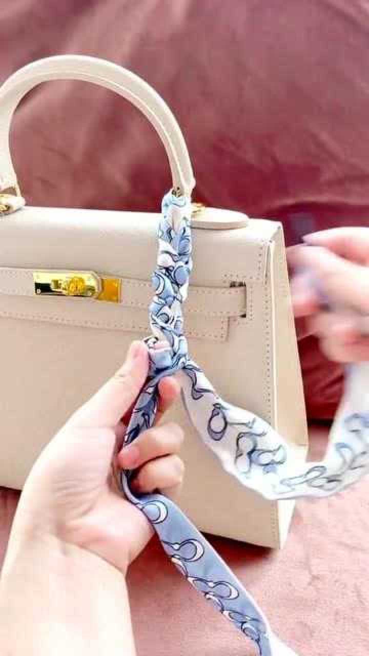 教你丝巾绑包系法这样系完后整体气质瞬间不一样