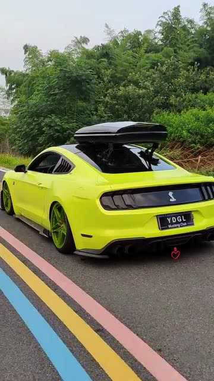 这样的车屁股你喜欢吗,谢尔比野马改装车,开出去回头率超高!