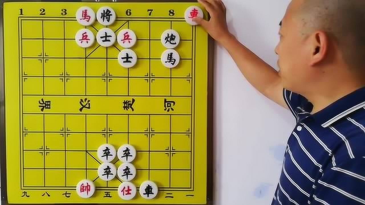 古谱残局出现了经典的白马现蹄杀法,黑方几乎是全军覆没才挡住!