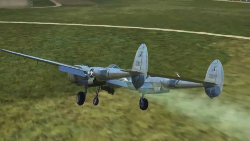IL2捍卫雄鹰：二战飞机被击中，紧急着陆坠毁