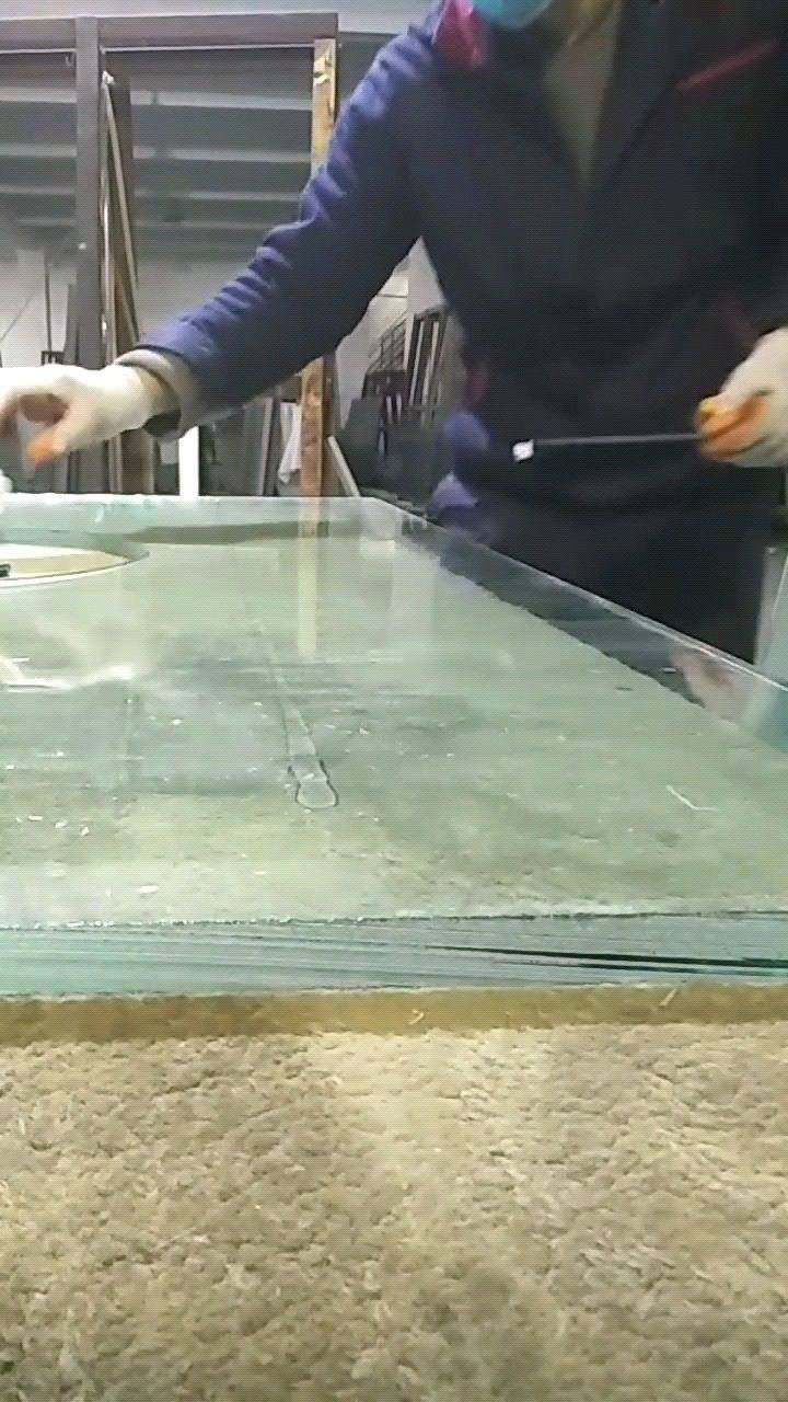切割钢化玻璃,非常轻松_腾讯视频