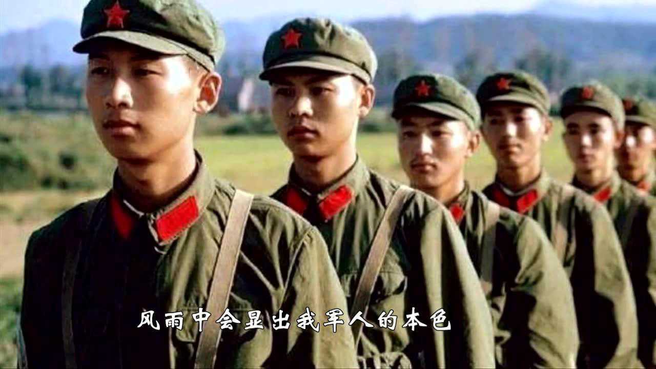 穿著65式軍裝軍人的風采