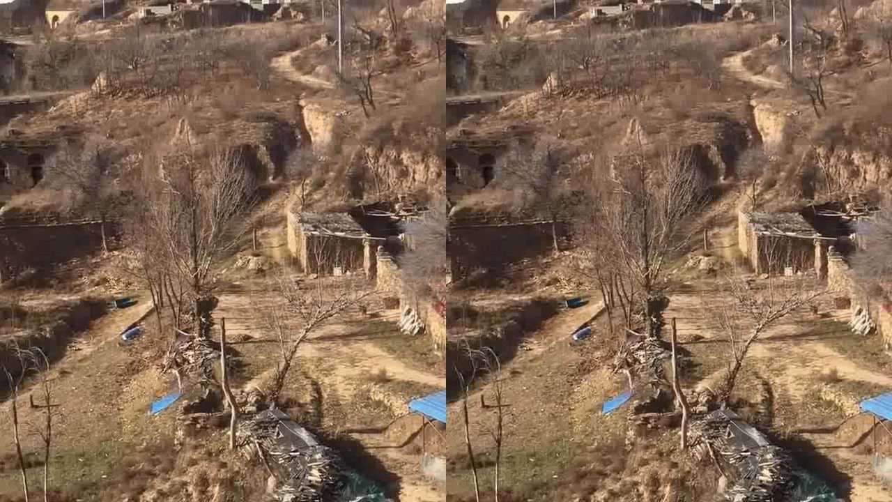 中国最贫穷的地方!周围都是土房子和窑洞!太荒凉了