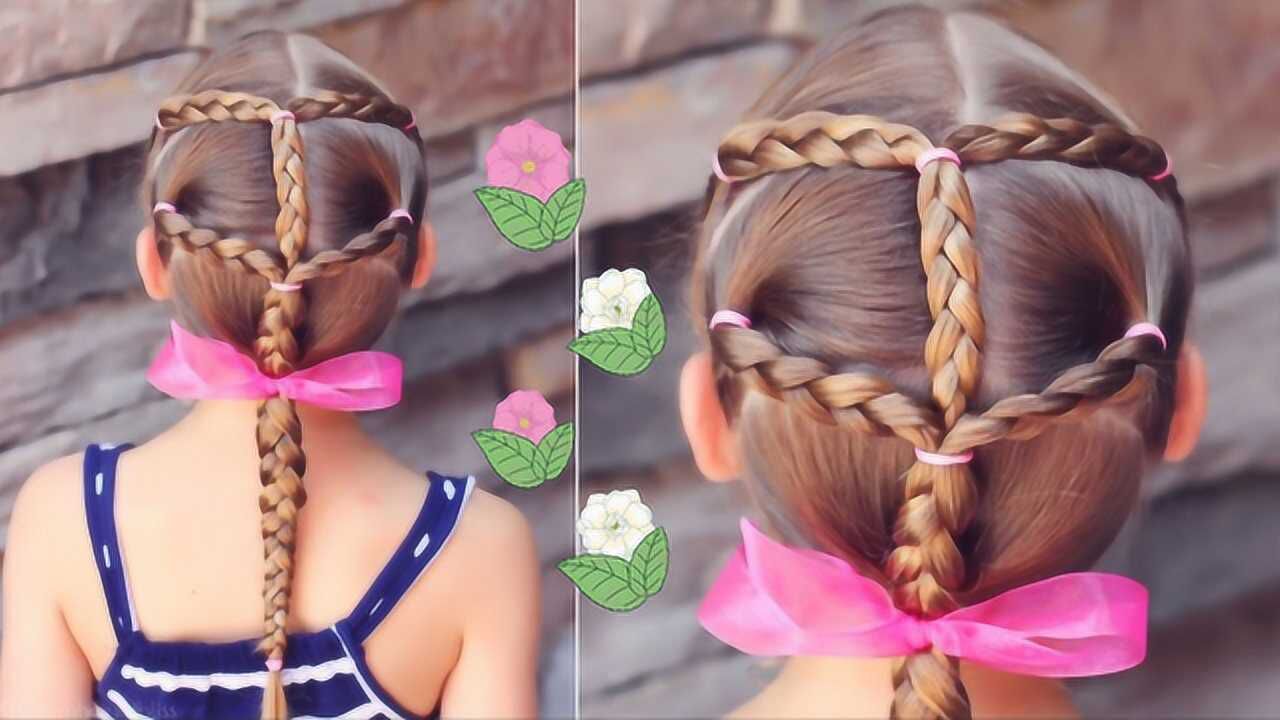 儿童编发:简单可爱的麻花辫,教你基础入门小女孩发型