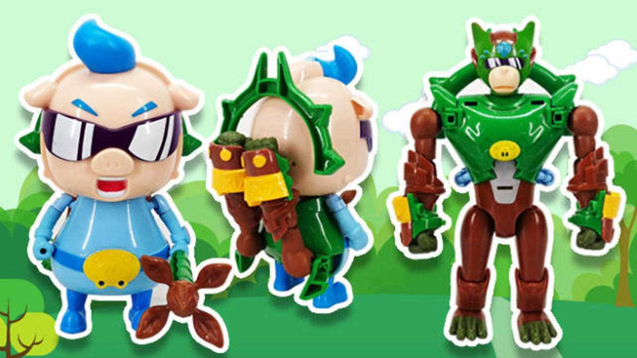 猪猪侠酷变勇士,变身小英雄波比变形神木猿!