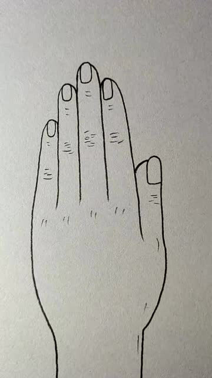 给我看看你的手背,看看你什么命