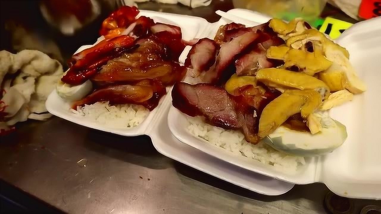 看了香港人的这碗盒饭,我真的酸了,果然肉在那里不值钱!