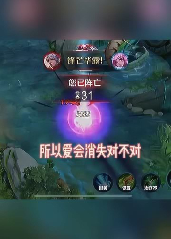 王者荣耀瑶的死亡动作让人心疼所以爱真的会消失对不对