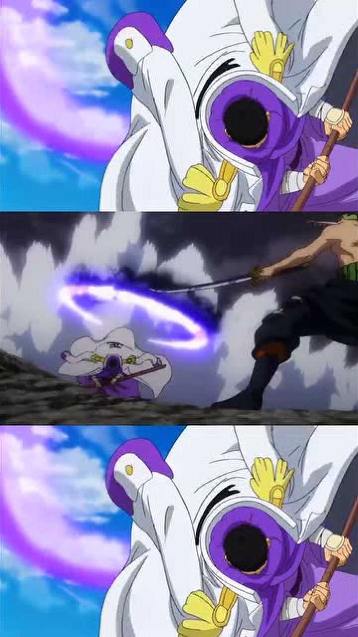 海贼王,同样是砍陨石,索隆跟鹰眼真的没法比!