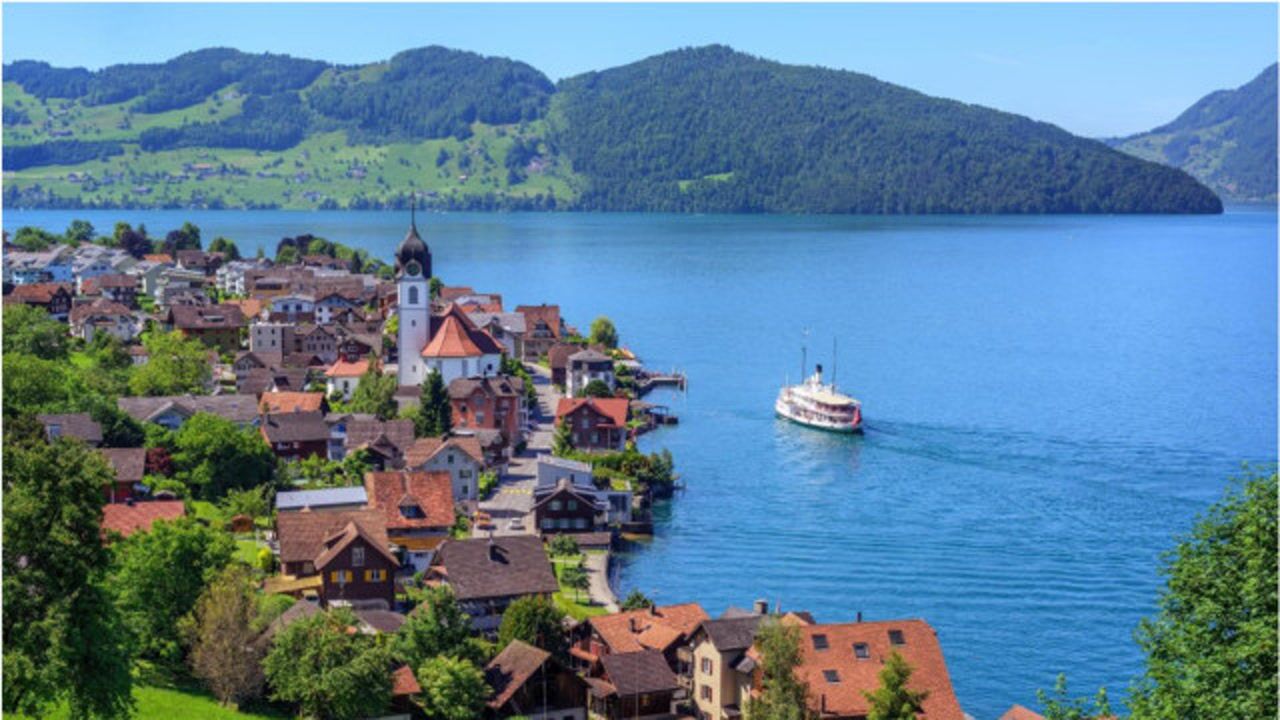 瑞士卢塞恩湖畔小镇:贝肯里德;奈何美景太彻底.