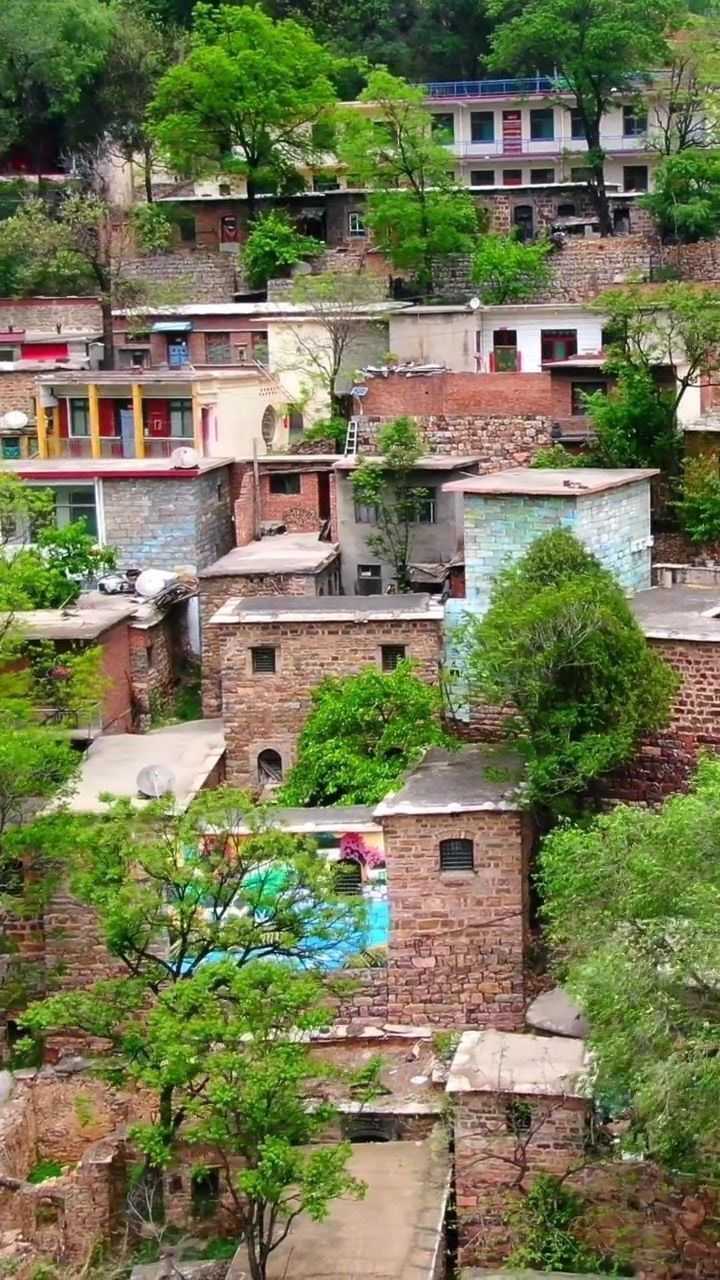 武安太行山下的秀美画家村 被称为天然动植物园.