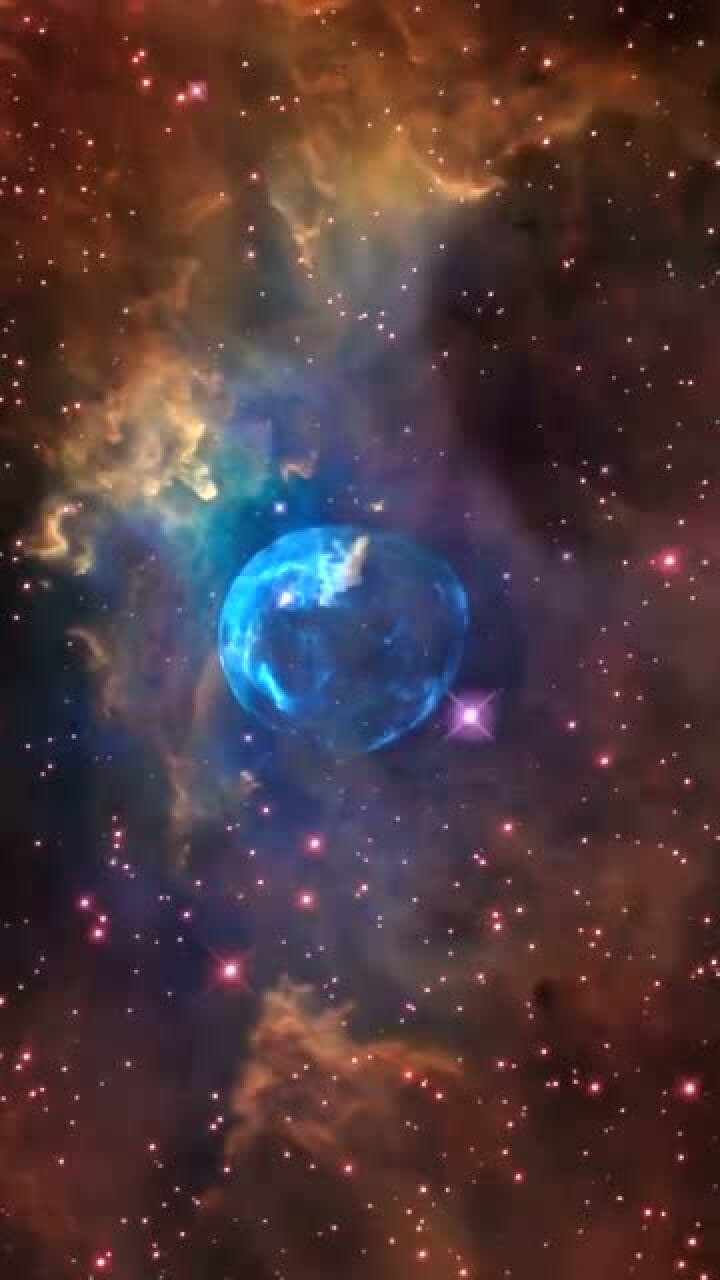 双鱼座气泡星云,距离7100光年,直径10光年!