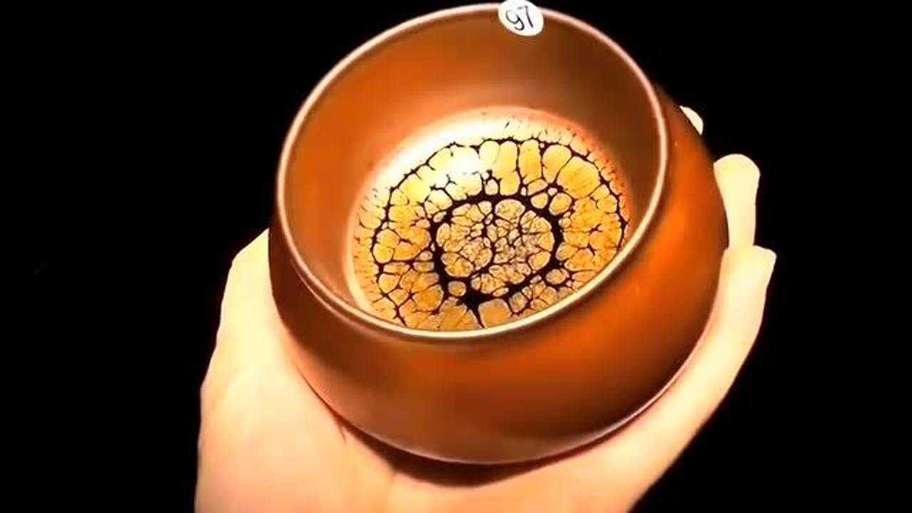 建阳水吉建盏佛肚杯非遗传承人黄长发师傅