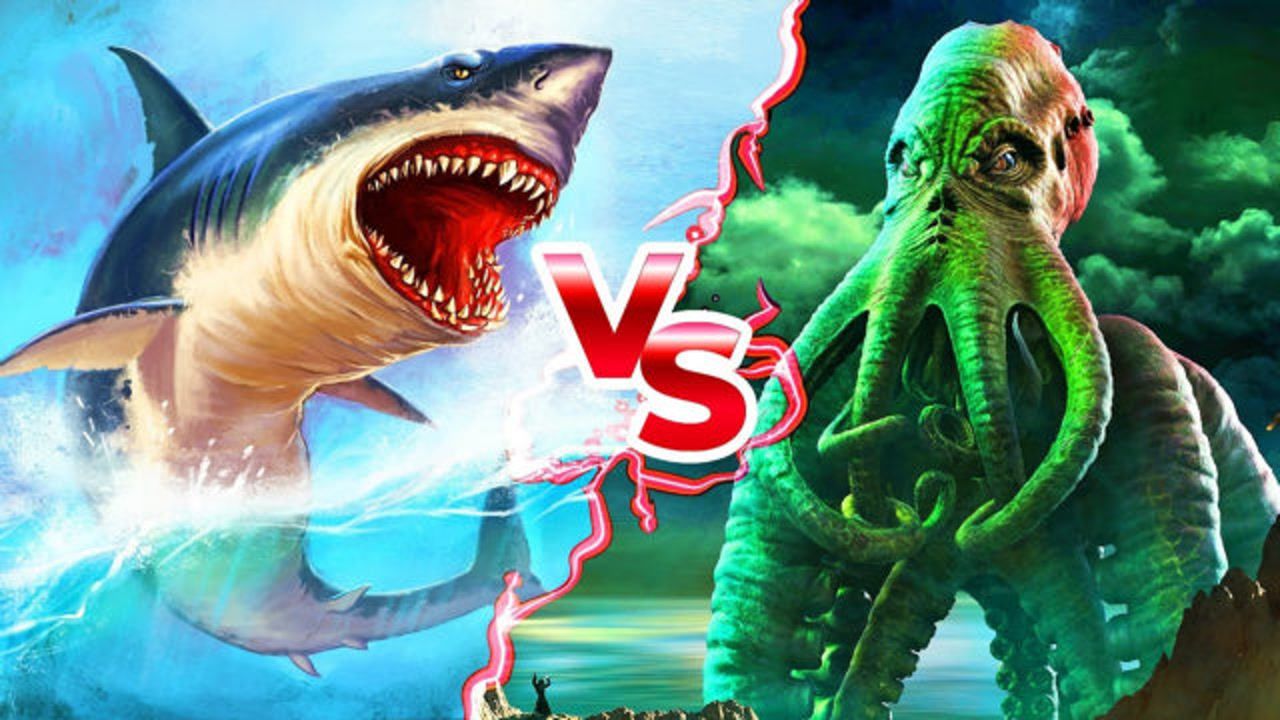 旋齿鲨vs巨齿鲨巨牙鲨图片