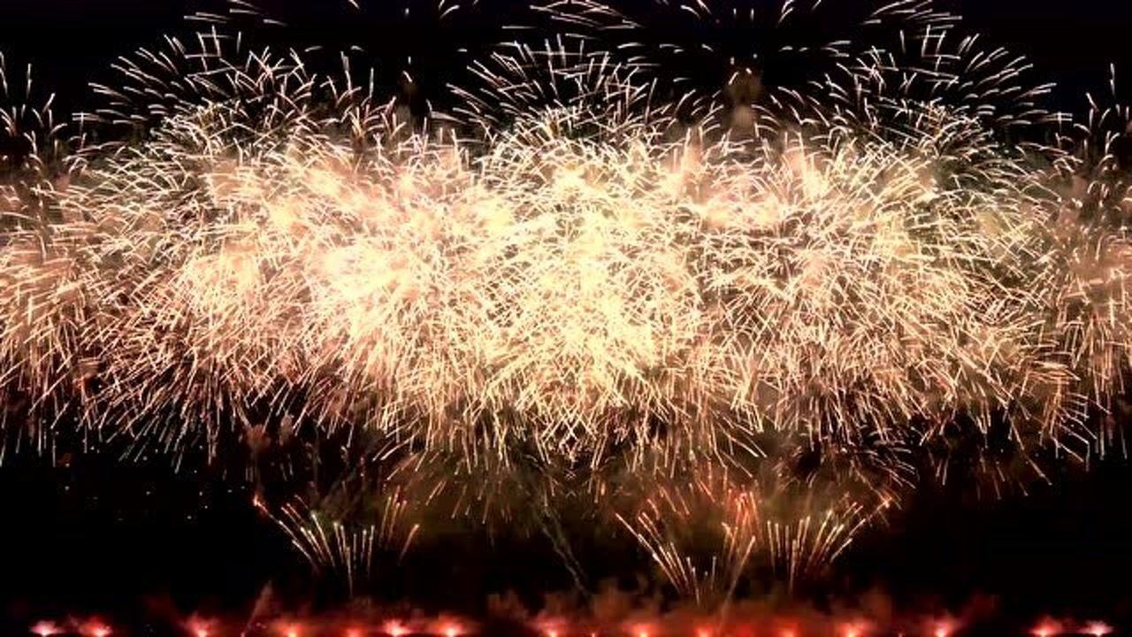 【4K高清】烟花欣赏，视觉盛宴_高清