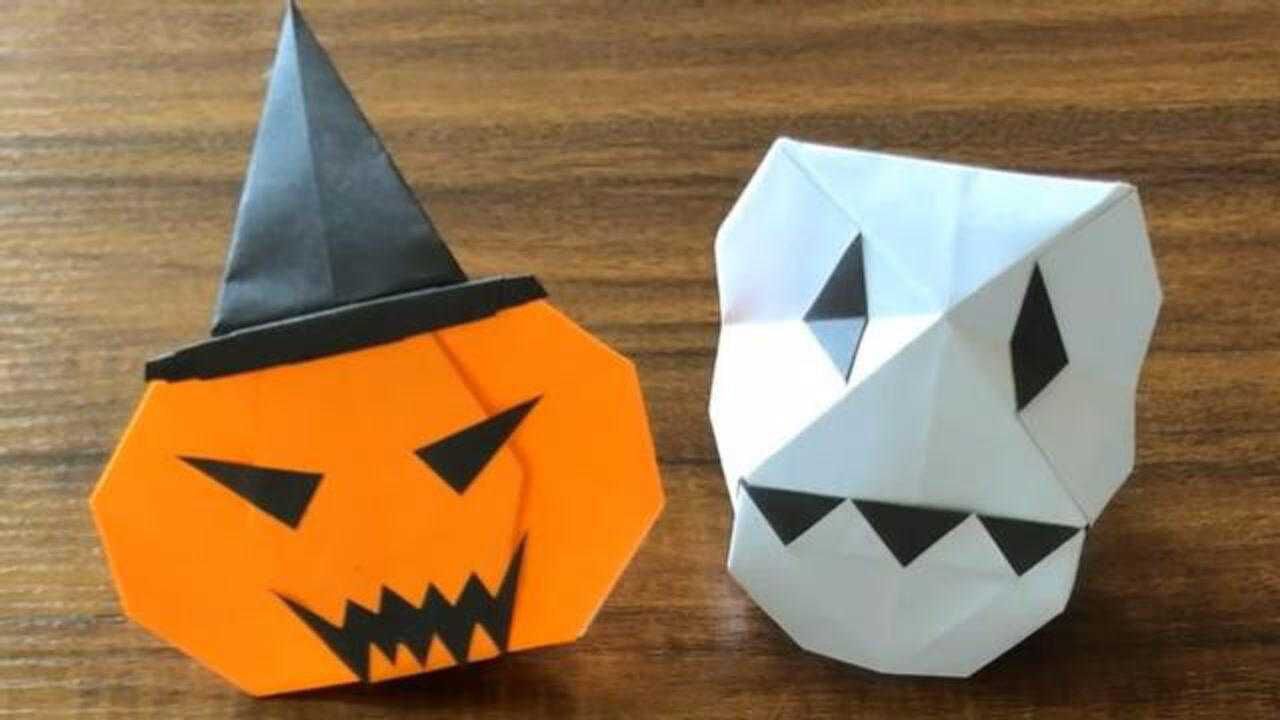 「慢教程」万圣节骷髅折纸教程