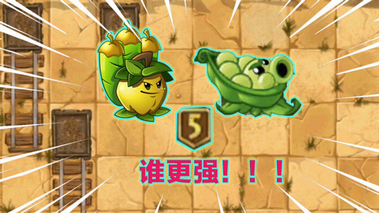 pvz2五阶苹果迫击炮和五阶豌豆迫击炮粉丝想知道哪个更厉害