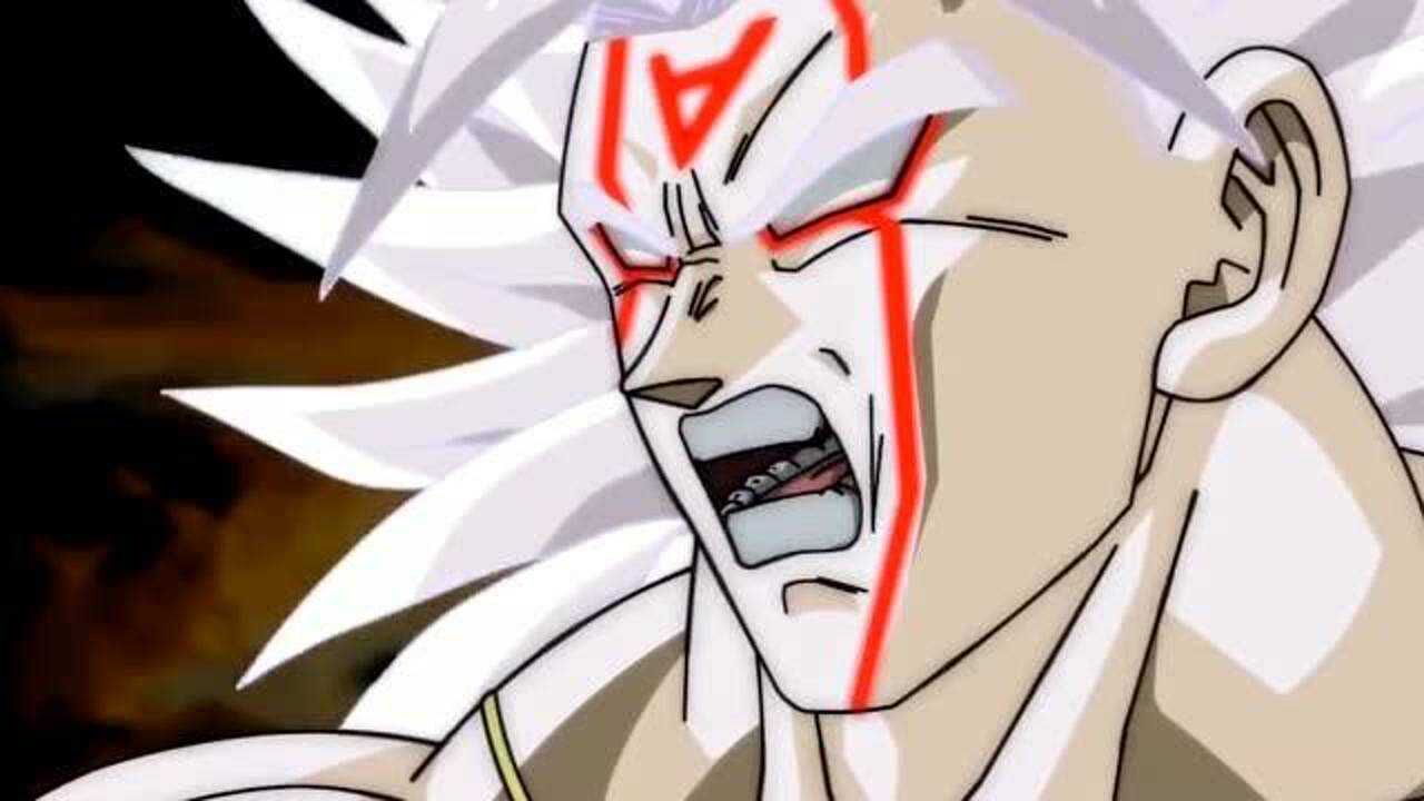 维斯复活巴达克三位赛亚人同时变身白神形态