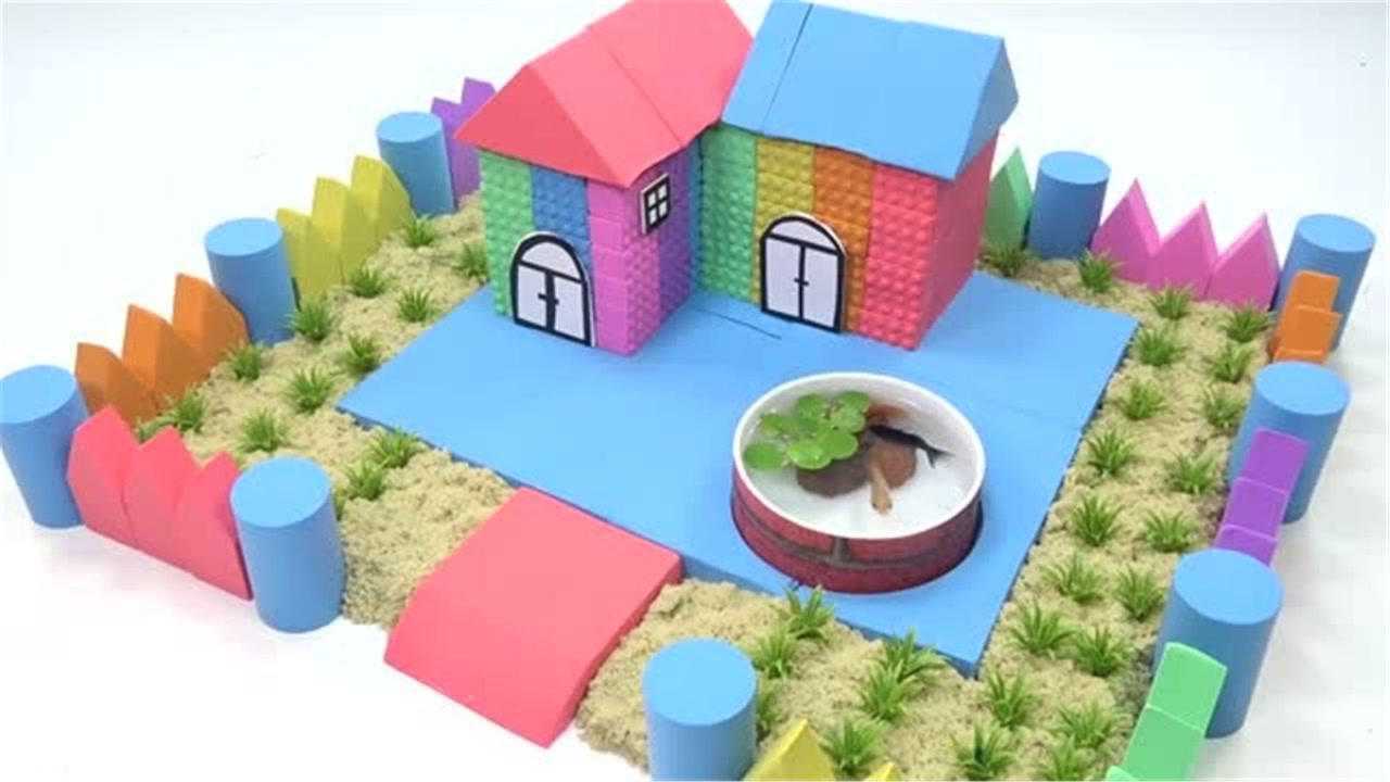 diy手工达人教你用彩色粘土制作漂亮的大农场