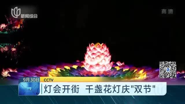 灯会开街 千盏花灯庆“双节”