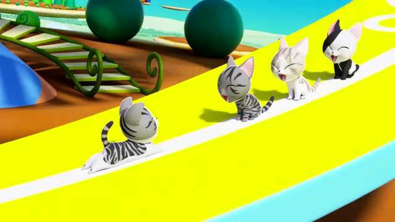 甜甜私房猫滑滑梯你真的太可爱了