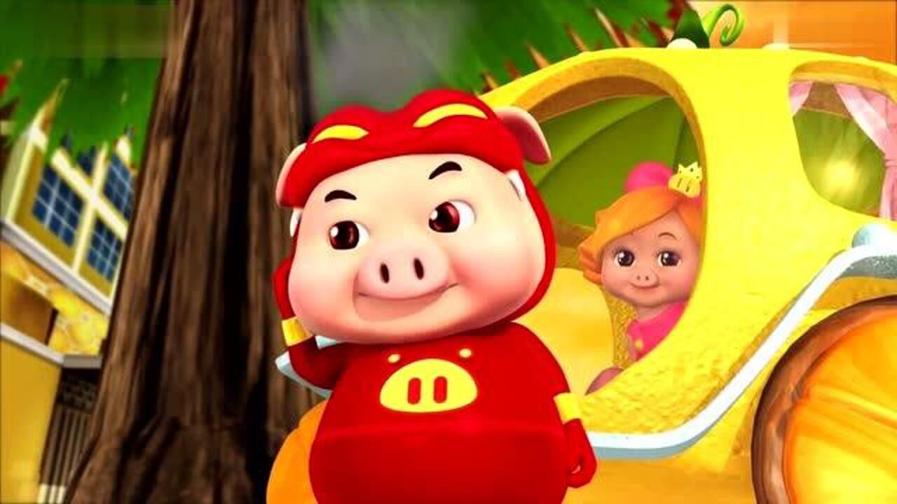 猪猪侠之积木世界:超级拼装,最好的流线型的茄子车!