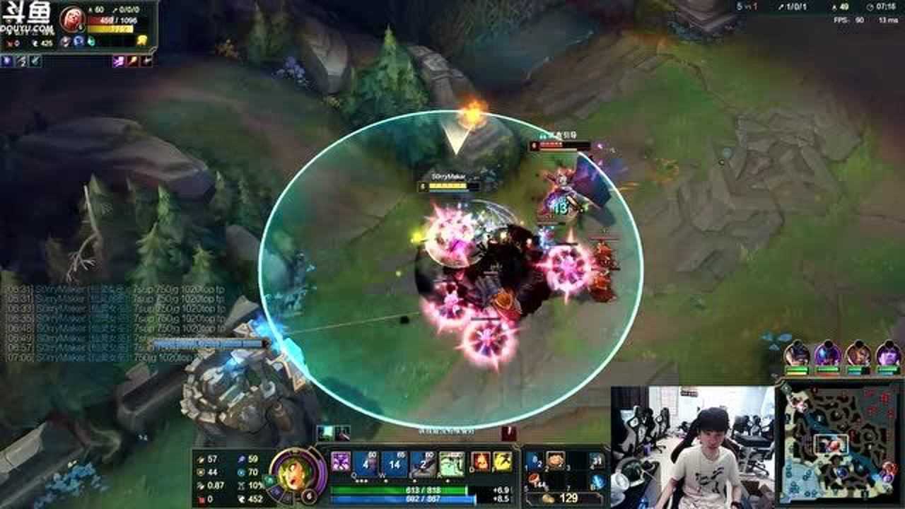 doinb没意识咕宝我不是在贪兵线是为了早点给uzi出香炉