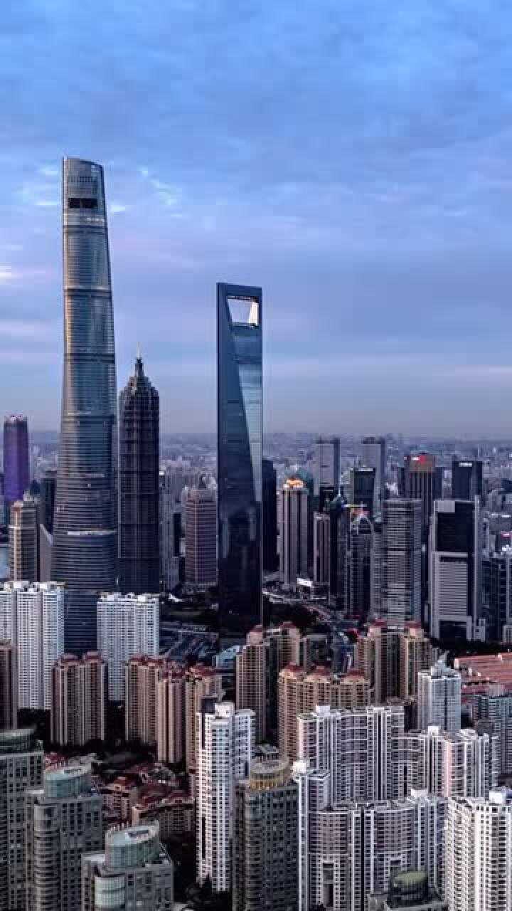 航拍中国第一城市上海魅力让人沉迷真的太壮观了