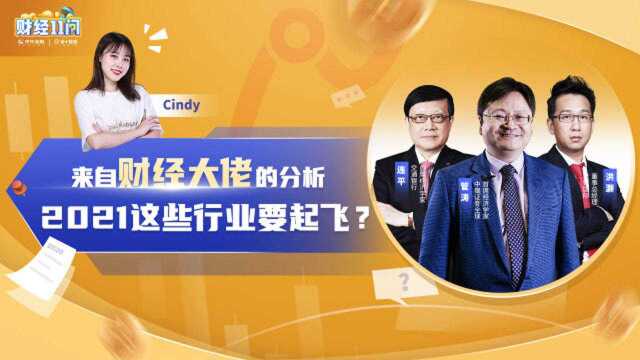 重磅来袭!2021年中国投资什么最赚钱?财经大佬特别推荐6大行业