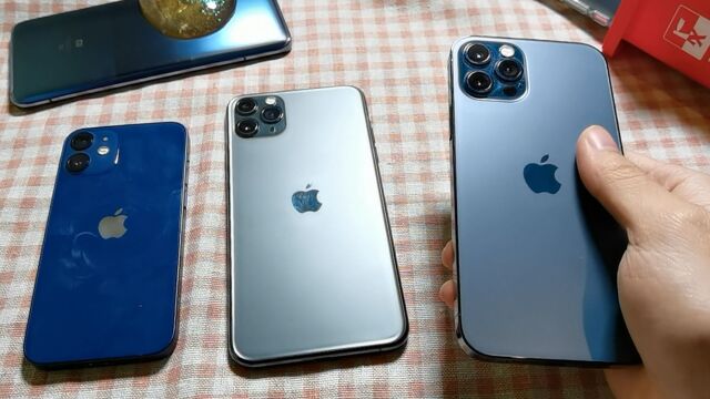 3台iPhone续航对比,iPhone12短得让人无法接受