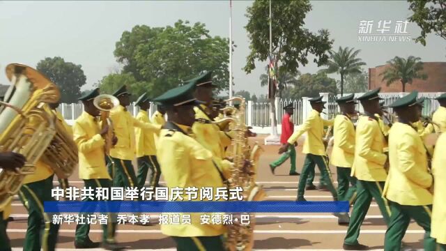 中非共和国举行国庆节阅兵式