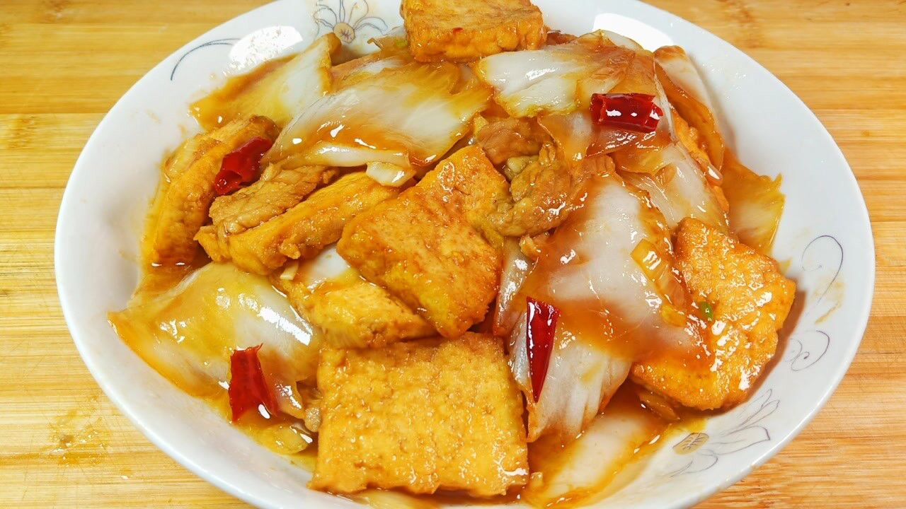 湘味白菜烧豆腐图片