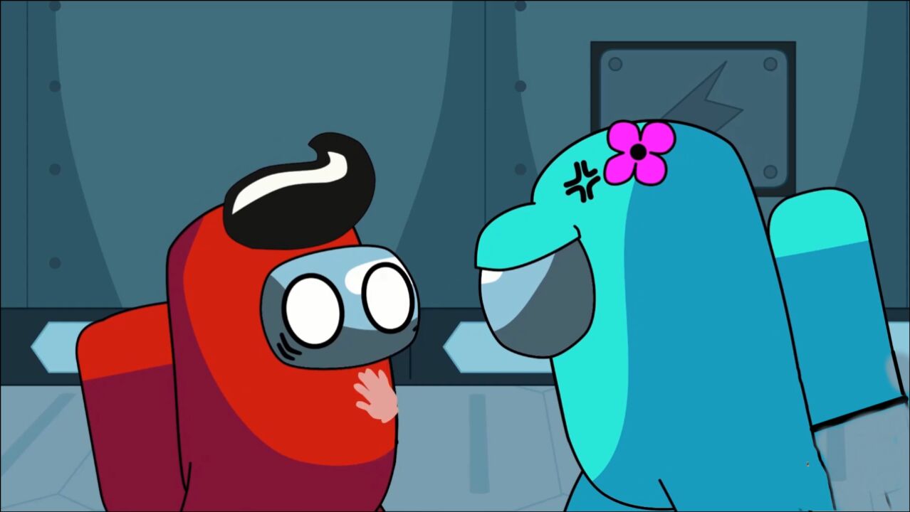 amongus我们之中游戏 小红不愧是海王之王