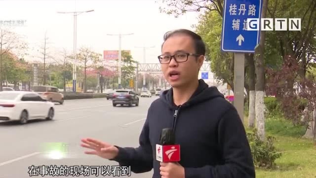 佛山:货车硬撼龙门架 涉事路段频发事故