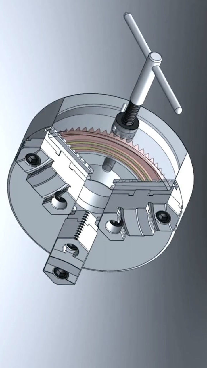 三爪卡盘是如何牢固工件的你看懂了吗