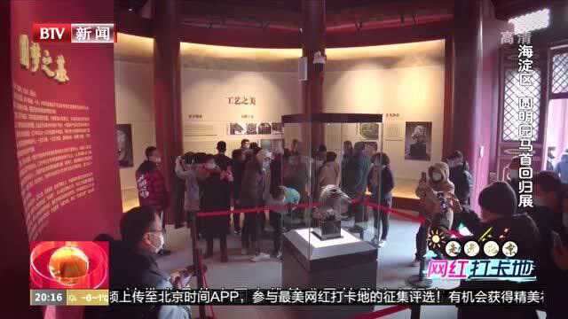 海淀区 圆明园马首回归展