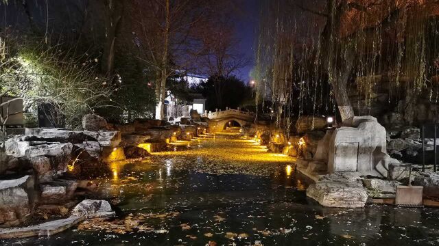 北京什刹海:都说后海漂亮,但我却喜欢最安静的西海,夜景太漂亮了!