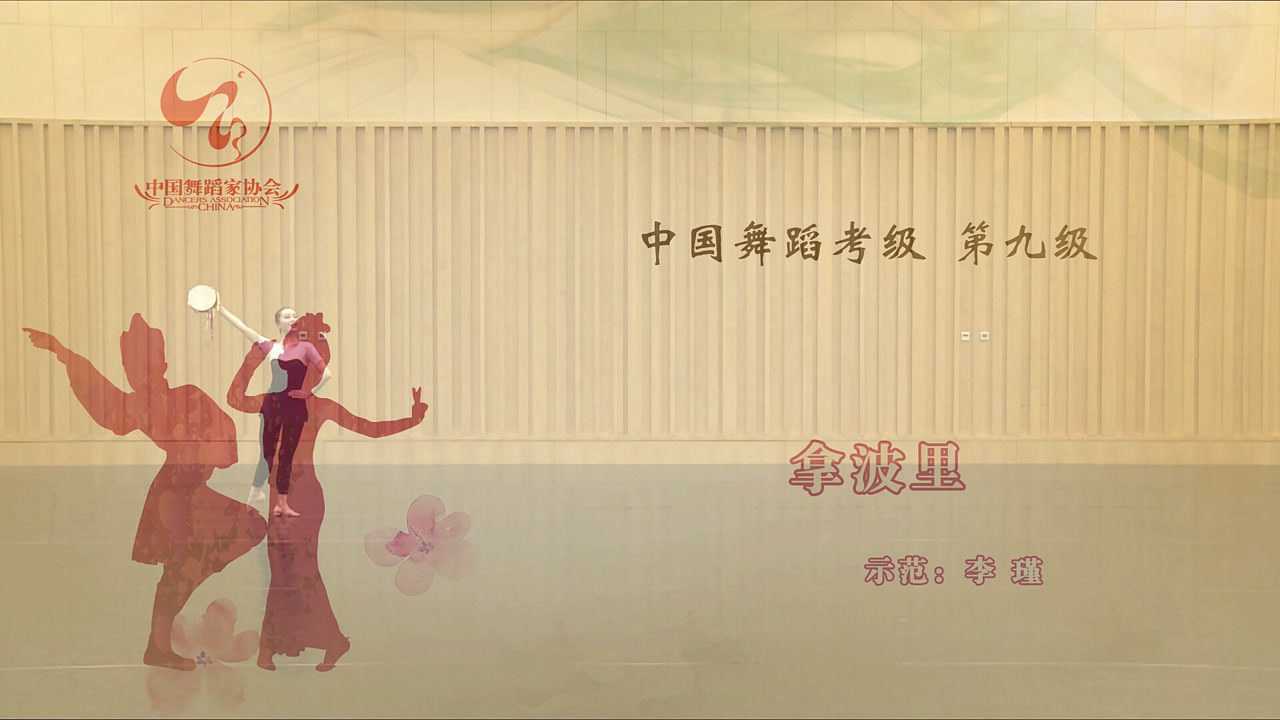 中国舞蹈家协会舞蹈考级第九级拿波里舞蹈教学舞蹈考级舞蹈家协会中国