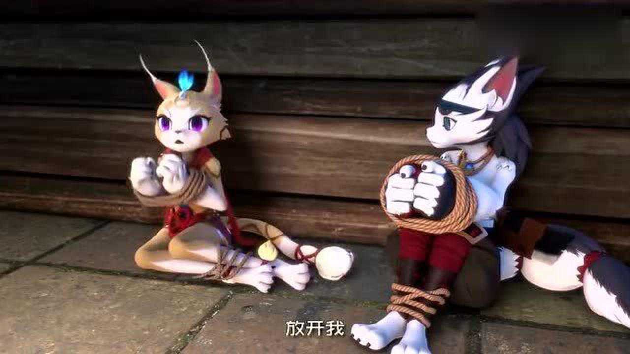 巨兵长城传:小野和洗月被村民们抓了起来,这时屋门突然开了