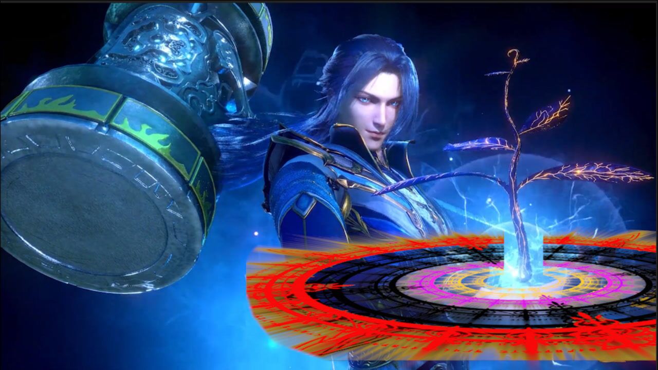 五年后唐三一挑三对战风笑天火无双火舞兄妹十万年魂环惊呆众人完