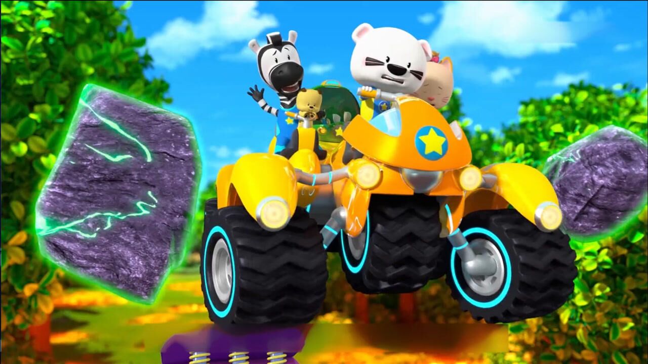 小熊布迷唱儿歌我是汽车小司机飞奔在路上