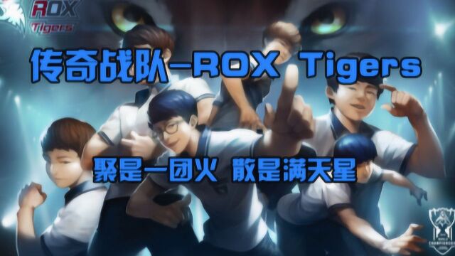 聚是一团火,散是满天星!最纯粹的战队ROX Tigers