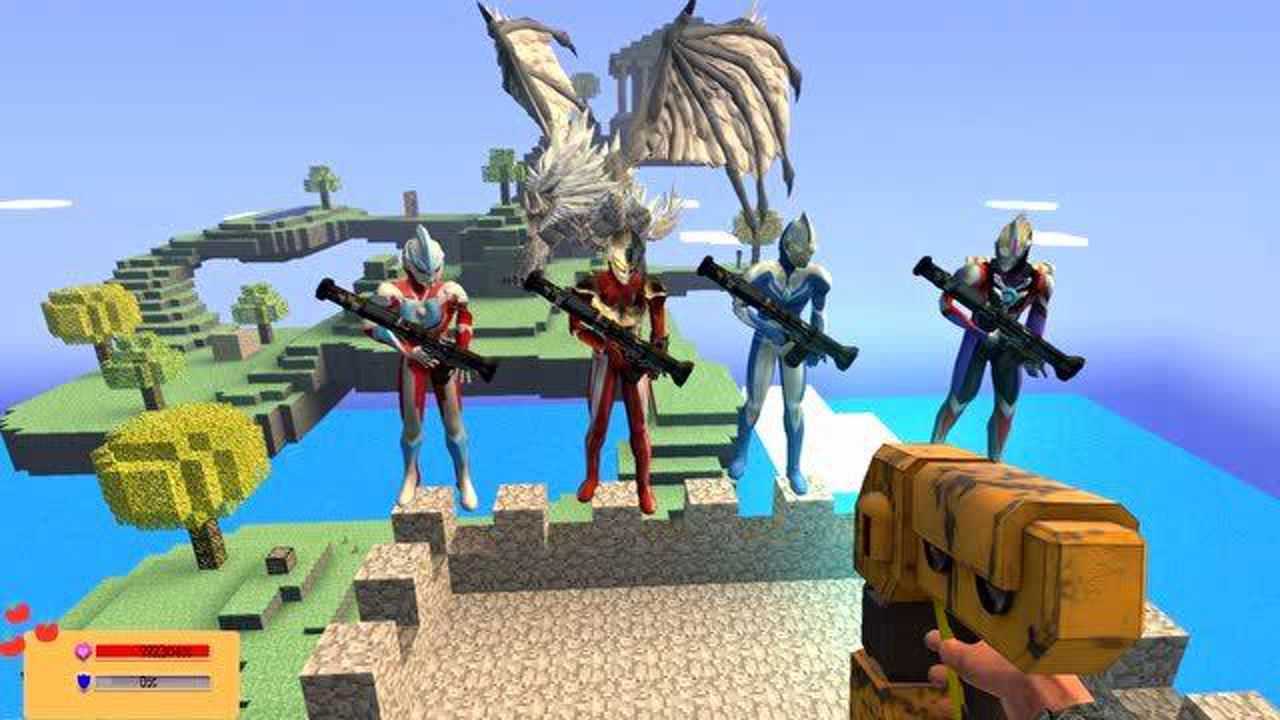 gmod游戏:小黑每天带奥特曼打怪兽可以变强吗