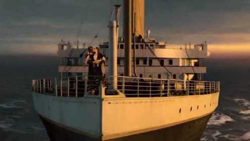 《泰坦尼克号》经典片段：轮船还有五分钟启航，男主最后一刻终于赶到，殊不知