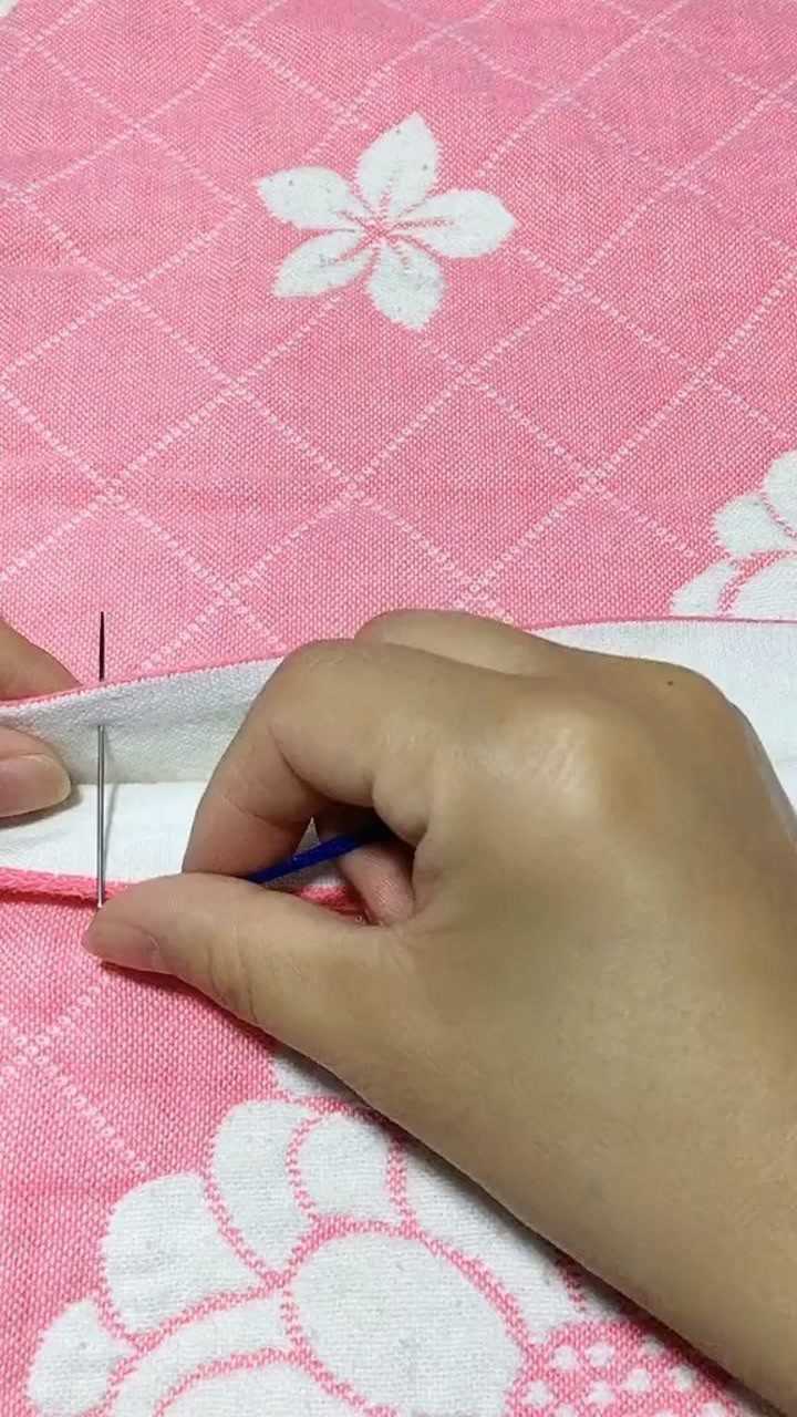 最简单实用的锁边针法一看就会